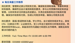 【168中介内推】密西沙加橱柜公司请Accountant 1名