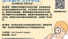 【168新岗】密市医学专科学校请Academic Advisor 1名