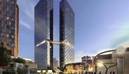 Place des arts 双子塔