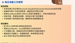 Scarborough科技公司诚聘AP/AR Billing Specialist