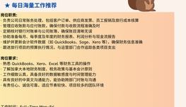 【168中介内推】North York知名旅游集团诚聘Bookkeeper