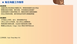 【168中介内推】Markham进出口贸易公司诚聘Accounting Manager