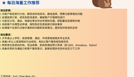 【168中介内推】Scarborough知名旅游集团诚聘Travel Consultant
