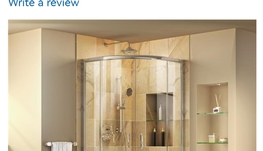 全新Dreamline 36*36淋浴房套件(包含门和底座)