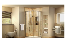 全新Dreamline 36*36淋浴房套件(包含门和底座)