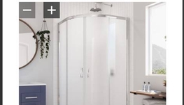 全新Dreamline 36*36淋浴房套件(包含门和底座)