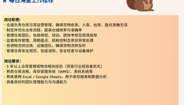 【168中介内推】Vaughan国际贸易诚聘Warehouse Manager