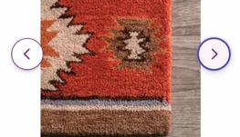 全新手工羊毛地毯（3英尺*5英尺）$60