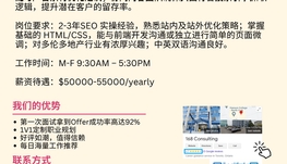 【168工作内推】Markham地产公司请SEO Specialist 1名