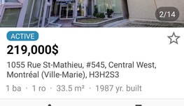 租房不如买房21.9万市中心studio360平方尺在康大附近