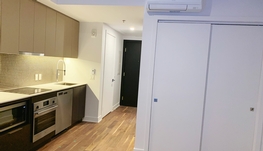 麦吉尔大学正大门斜对面peel街全新studio出租，