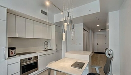 蒙特利尔市中心豪华公寓5月短租一月1500 包家具家电水电暖网