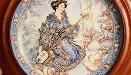 一套6个限量版 Royal Doulton Flower Maiden plate by Marty Noble 英国骨瓷盘子